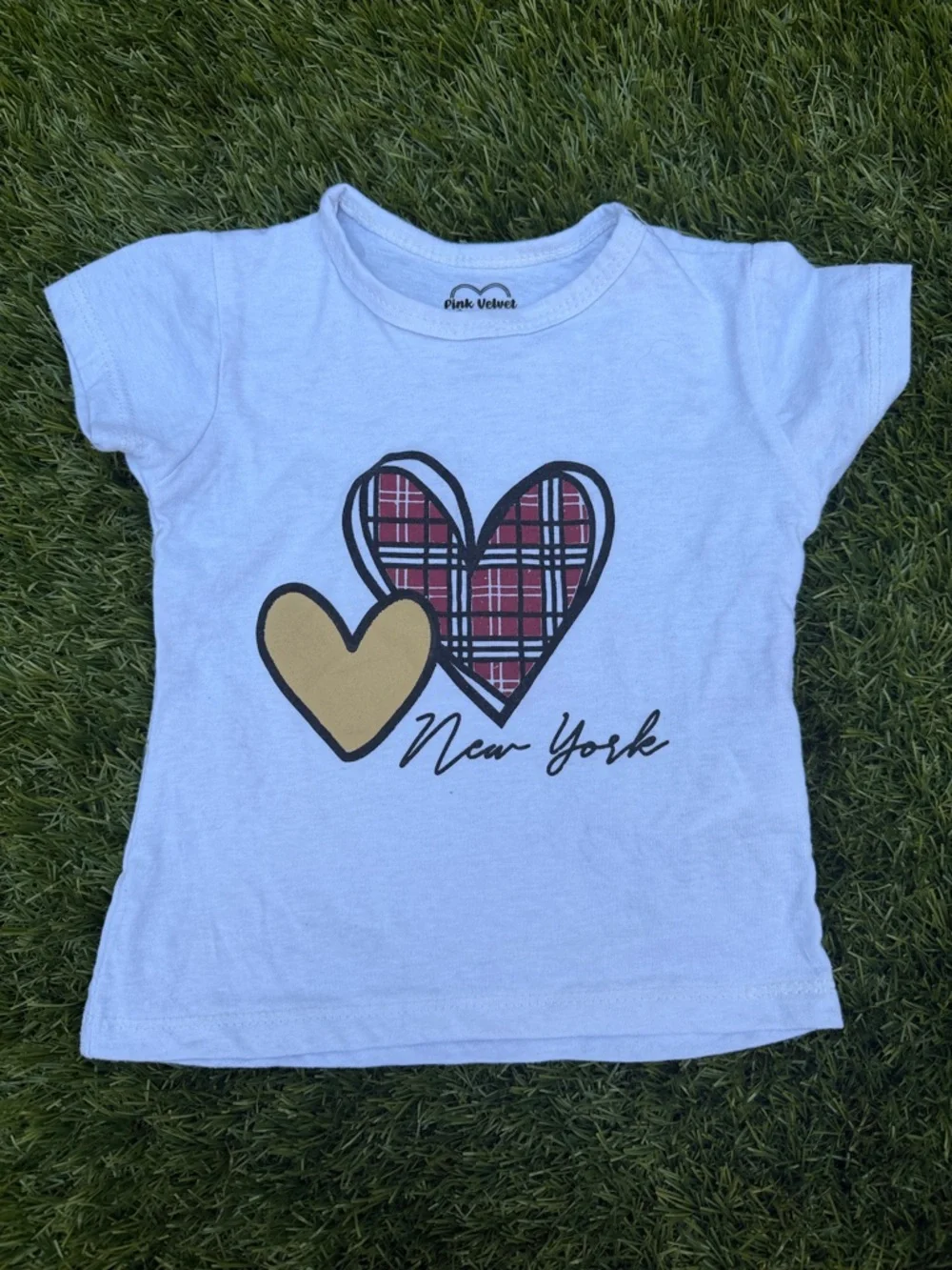 Girls 2T Plaid Skort & Graphic Top Bundle